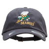 Officially Licensed United States Navy Seabees Unstructured Low Profile 6 panel Cotton Cap - Dk-Grey OSFM