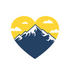 Mountain Heart Heat Transfer Sticker