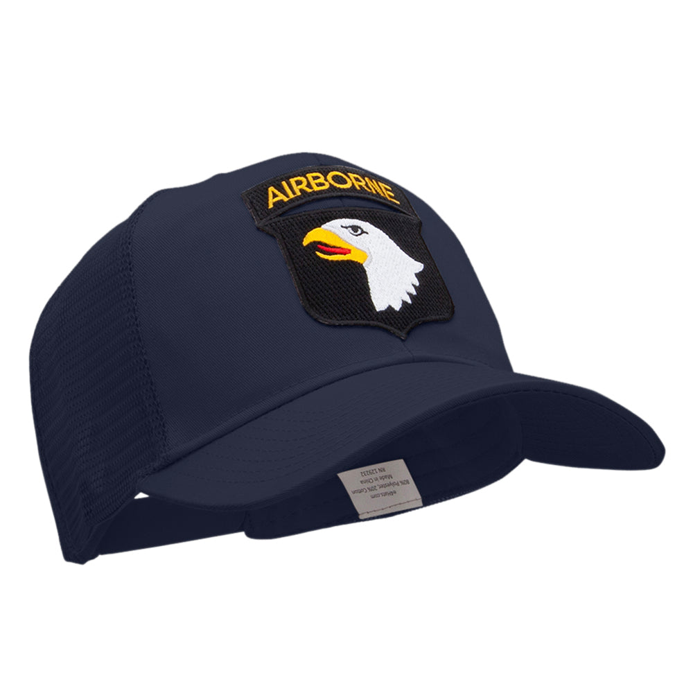 Airborne Eagle Crest Patched Cotton Mesh Cap