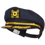 Adjustable Gold Leaf Captain Hat