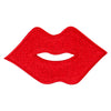 Red Lips Embroidered Patch