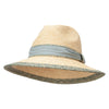 Women's Colored Brim Fedora - Green OSFM