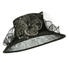 Animal Print Bow Sinamay Hat