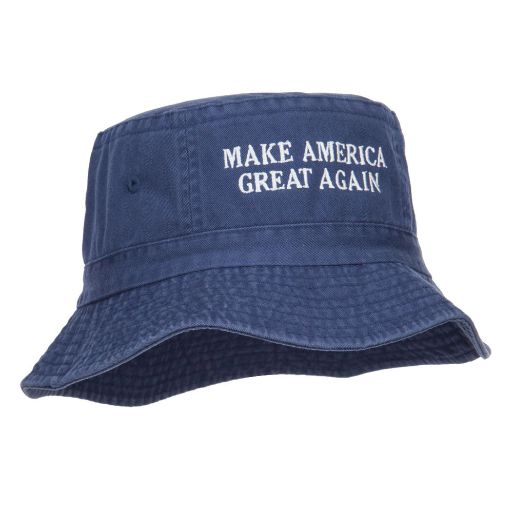 Make America Great Again Embroidered Bucket Hat Phrase Designed e4Hats e4Hats
