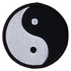 Yin Yang Black amd White Embroidered Patch