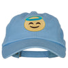 Angel Emoji Patched Unstructured Washed Cap