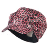 Animal Print Sequin Newsboy Cap