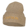 Captain Embroidered Stretch ECO Cotton Long Beanie
