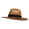 Toyo Fedora 3.5" Brim Hat - Caramel-Black OSFM