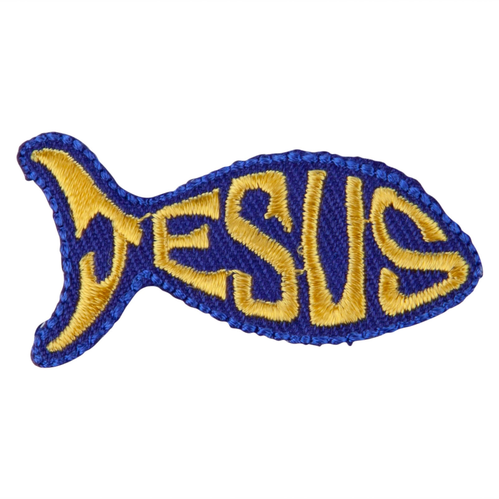 Jesus Fish Religious Iron on Patch | Symbol Patch Design | e4Hats ...