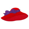 Lady Red Hat Iron on Patch