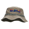 Vacation Big Size Reversible Bucket Hats - Khaki-Green XL-2XL