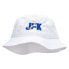 JFK Embroidered Bucket Hat - White OSFM