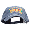 Vietnam Veteran Embroidered Big Size Washed Pigment Dyed Cap - Navy XL-3XL
