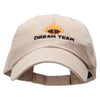 Dream Team Low Profile Pet Spun Washed Cap - Khaki OSFM