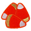 Candy Corn Embroidered Iron on Patch