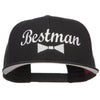 Bestman Bow Tie Embroidered Cotton Snapback