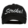 Bowling Strike Embroidered Low Profile Washed Cap