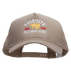 Yosemite National Park Embroidered Big Size Solid Cotton Twill 5 Panel High Profile Pro Style Snap Cap - Khaki XL-3XL