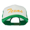 Big Size Mid State Texas Embroidered Foam Mesh Cap