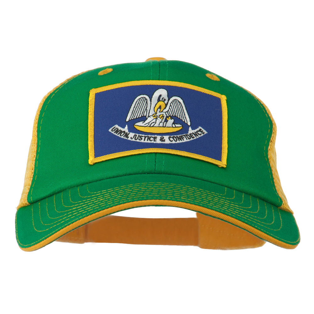 Louisiana  Flatbill Snapback State Flag Hat