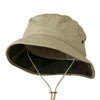 Big Size Camouflaged Brim Cotton Washed Bucket Hat