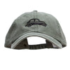 Classic Bug Car Embroidered Big Size Washed Pigment Dyed Cap - Olive XL-3XL