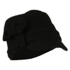 Ladies Wool Bow Cabby Cap