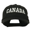 Canada Embroidered Low Profile Pet Spun Washed Cap