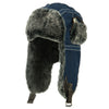 Chambray Faux Fur Trooper Hat