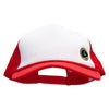 Trainer Red Poke Monster Big Foam Mesh Truck Cap - White-Red OSFM
