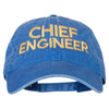 Chief Engineer Embroidered Unstructured Cotton Cap
