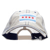 Chicago Flag Big Size Special Cotton Low Profile Trucker Cap - Putty XL-3XL