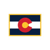 Colorado Flag Heat Transfers Sticker