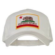 California State Flag Patched New Big Size High Profile Cap