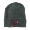 Celebrate the Season with Ornaments Embroidered Beanie