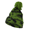 Camouflage All Over Pom Cuff Beanie