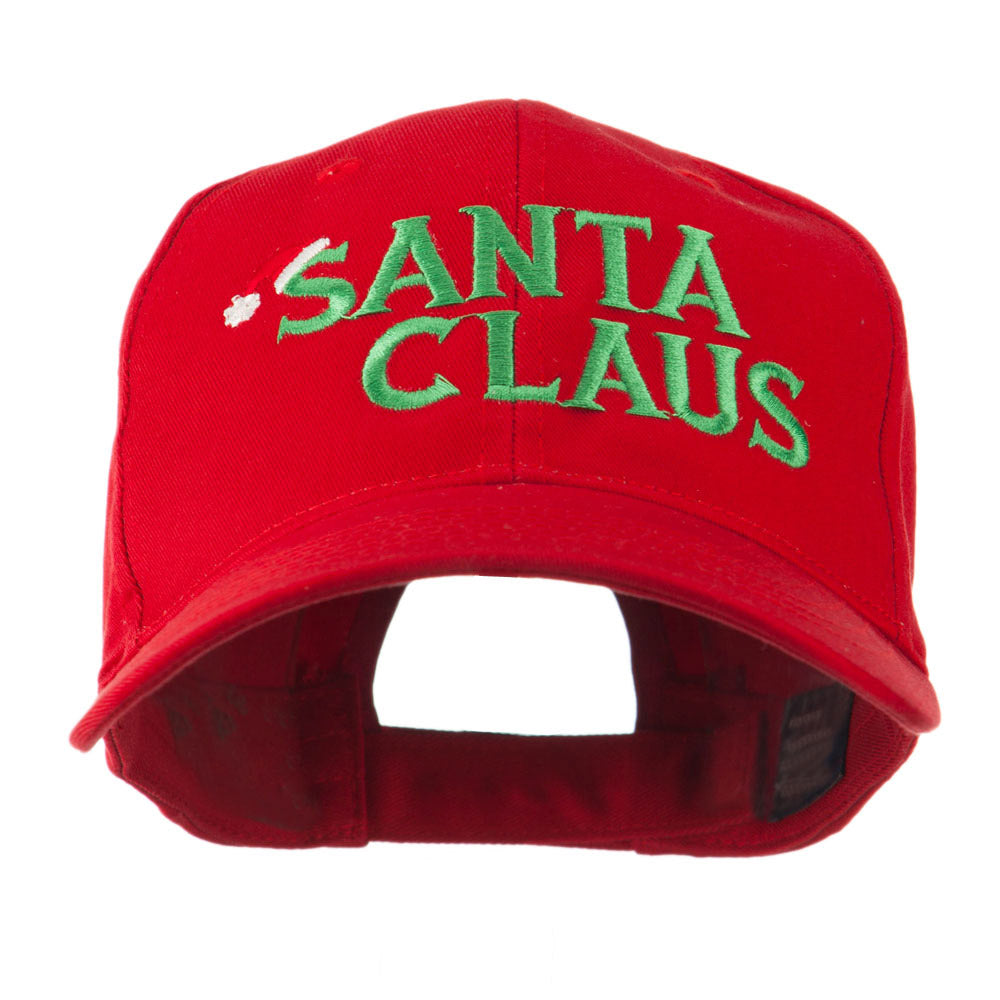 Christmas Hat with Santa Claus Embroidered Cap, Christmas Designed