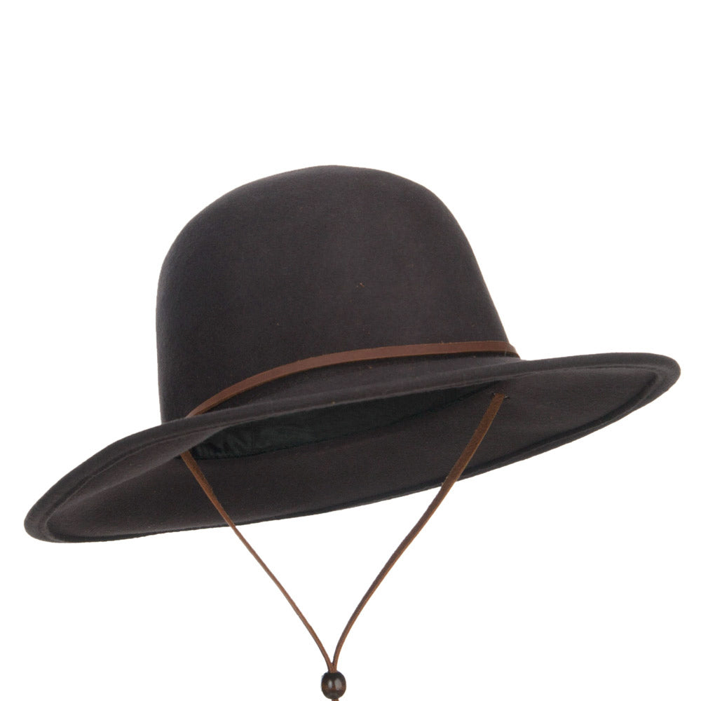 Round Crown Wool Felt Hat