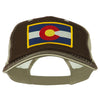 Colorado Western State Patched Big Washed Mesh Cap