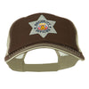 USA Security Officer Patched Big Size Washed Mesh Cap