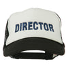Director Embroidered Foam Mesh Back Cap