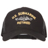 US Submarine Retired Embroidered New Big Size Trucker Mesh Cap