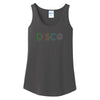 Disco Graphic Lady's Core Cotton Tank Top