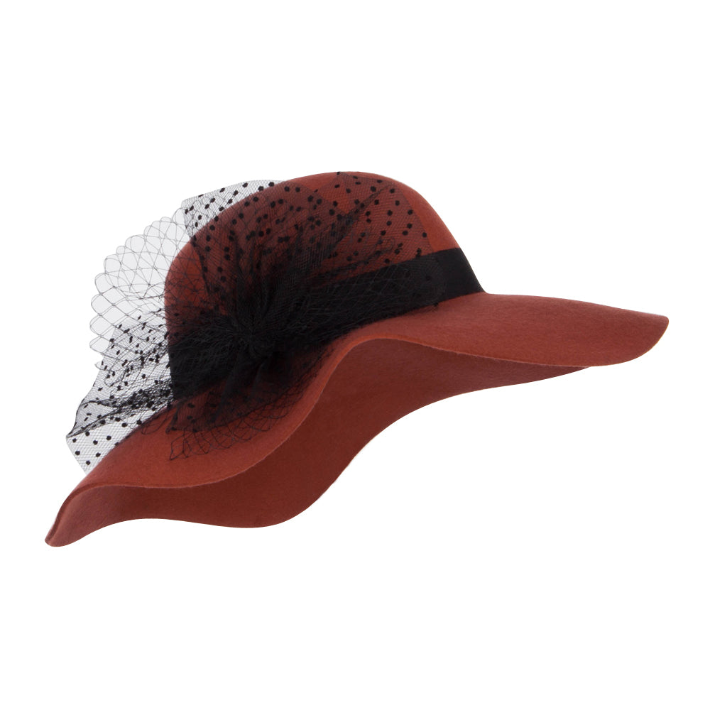 Net Wool Felt Dressy Hat Bucket/Dressy Hat e4Hats –