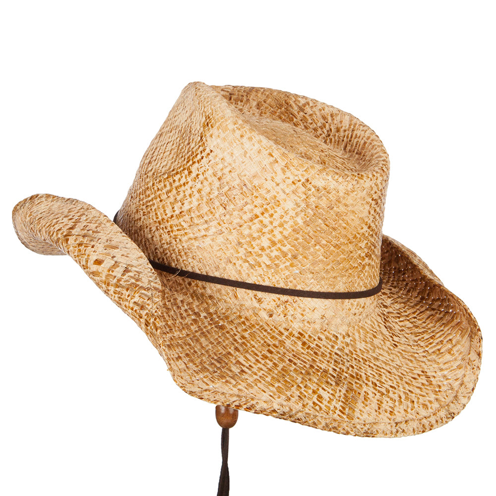 Women's Snake Skin Print Raffia Cowboy Hat Cowboy/Outback Hat