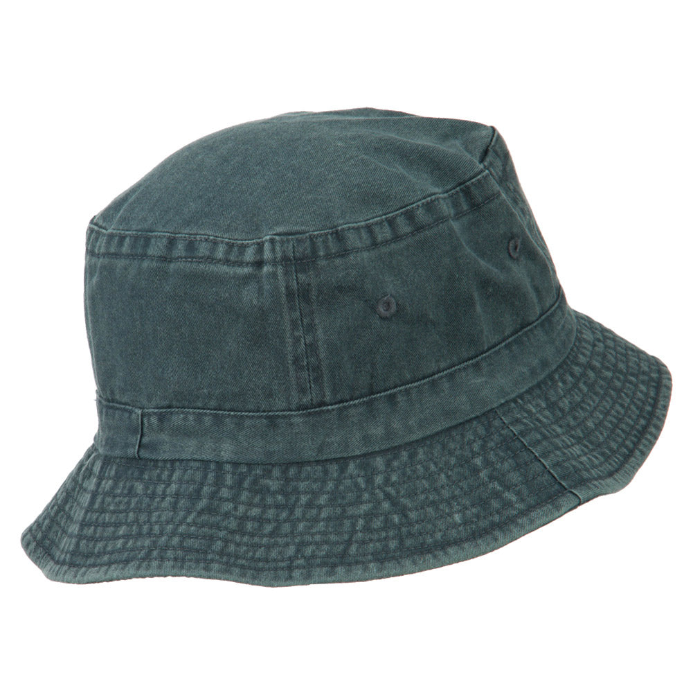 Fly Fishing Outline Bucket Hat, Navy / One Size