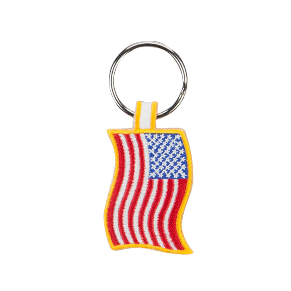 Key Chain Falg US Flag Embroidered Key Chain | Others | e4Hats – e4Hats.com