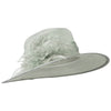 3 Flowers Pearl Organza Hat