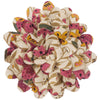 4 Inch Floral Print Cotton Blend Flower Pin